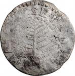 1652 Pine Tree Shilling. Small Planchet. Noe-15, Salmon 1-A, W-830. Rarity-5. Very Fine, Saltwater S
