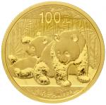 2010年熊猫纪念金币1/4盎司 完未流通