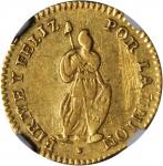 PERU. North Peru. Escudo, 1838-M. Lima Mint. NGC VF Details--Scratches.