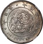 Japan, silver yen, Taisho Year 3(1914), NGC UNC Details (Cleaned),#6466526-007.