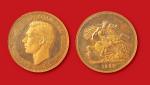 1937年英国乔治屠龙5英镑金币