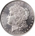 1878 Morgan Silver Dollar. 7 Tailfeathers. Reverse of 1878. MS-65 (PCGS). CAC.