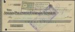  Anglo-Palestine Company Limited, Cheque currency, 20 Francs, ND (1914-15), first series, serial num