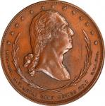 Circa 1876 New York medal club medal No. 1. Musante GW-960, Baker-200A. Bronze. MS-64 (PCGS).