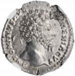 MARCUS AURELIUS, A.D. 161-180. AR Denarius, Rome Mint, A.D. 164-165. NGC MS.