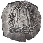 BOLIVIA, Potosí, cob 8 reales, 1670 E.
