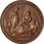 1864 Philadelphia Sanitary Fair Medal. By Anthony C. Paquet. Julian CM-44. Bronze. MS-64 BN (NGC).