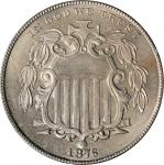 1876 Shield Nickel. MS-65 (PCGS). CAC. OGH--First Generation.