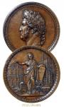 *Lot19231840年法国外交大型纪念铜章一枚，PCGSSP64BN