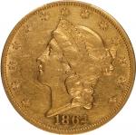 1864 Liberty Head Double Eagle. AU Details--Cleaned (PCGS).