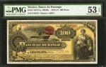 MEXICO. Banco de Durango. 100 Pesos, 1914. P-S277Aa. PMG About Uncirculated 53 EPQ.