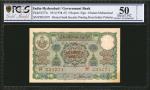 1938-47年印度政府银行5卢比。 INDIA. Government Bank. 5 Rupees, ND (1938-47). P-S273c. PCGS GSG About Uncircula