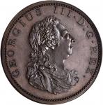 GREAT BRITAIN. Pattern 2 Pence Struck in Bronzed Copper, 1805. PCGS PROOF-64 Secure Holder.