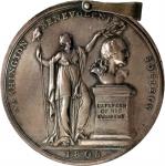 1808 Washington Benevolent Society Medal. By John Reich. Musante GW-94, Baker-327, Julian RF-23. Sil