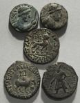 Kushan Dynasty クシャン朝 Lot of Copper Coins 銅貨各種 返品不可 要下見 Sold as is No returns要下見 F~VF