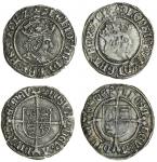 Henry VII (1485-1509), Halfgroats (2), Canterbury, King and Archbishop Warham jointly, type Va/b mul