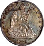 1871 Liberty Seated Half Dollar. Proof-64 (PCGS).