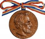1909 Lincoln Centenary Medal. Copper. 31.5 mm. By Bela Lyon Pratt. Cunningham 11-480, var. Mint Stat
