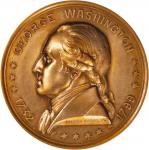 Lot of (3) Large Bronze George Washington Medals.