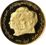 IRAN. Pahlevi Royal Family Gold Medal, SH 1346 (1966). PCGS PROOF-67 DEEP CAMEO Secure Holder.
