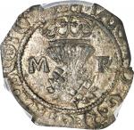 SCOTLAND. Bawbee, ND (1554). Stirling Mint. Mary, with Mary of Guise as Regent. PCGS Genuine--Enviro