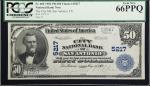 San Antonio, Texas. $50 1902 Plain Back. Fr. 682. The City NB. Charter #5217. PCGS Currency Gem New 