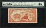 民国三十八年第一版人民币壹佰圆。(t) CHINA--PEOPLES REPUBLIC. Peoples Bank of China. 100 Yuan, 1949. P-831b. S/M#C282