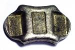 CHINA, CHINESE COINS, SYCEES, Qing Dynasty : Silver 3-Taels Saddle-pack Sycee, stamped “(1881)” thre