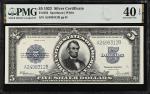 Fr. 282. 1923 $5  Silver Certificate. PMG Extremely Fine 40 EPQ.