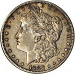 1886-S/S Morgan Silver Dollar. VAM-2. Top 100 Variety. Repunched Mintmark. EF-40 (ANACS). OH.