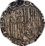 SPAIN. Real, ND (1497-1504)-R. Granada Mint. Ferdinand & Isabel. NGC AU-58.