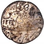1815年荷属印度爪哇卢比，坯饼有损错体，重11.34克，UNC，罕见. Netherlands Indies, Java, silver rupee, ERROR COIN, AH1230/1815