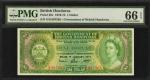 BRITISH HONDURAS. Government of British Honduras. 1 Dollar, 1970-73. P-28c. PMG Gem Uncirculated 66 