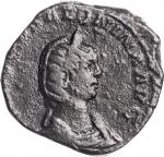 SALONINA (WIFE OF GALLIENUS). AE Sestertius (18.95 gms), Rome Mint, A.D. 253-260. VERY FINE.