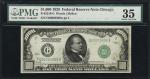 Fr. 2210-G. 1928 $1000 Federal Reserve Note. Chicago. PMG Choice Very Fine 35.