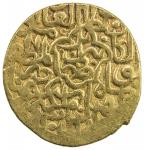 SAFAVID: Tahmasp I, 1524-1576, AV mithqal (4.66g), Tabriz, AH930, A-2590, date on the obverse, VF, R