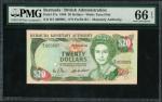 BERMUDA, Bermuda Monetary Authority, $20, 20 February 1989, serial number B/1 000005, signatures Man