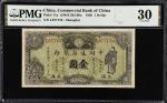 民国十八年中国通商银行壹圆。(t) CHINA--REPUBLIC. Commercial Bank of China. 1 Dollar, 1929. P-11a. S/M#C293-60a. PM