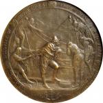 1909 Hudson-Fulton Medal. By Emil Fuchs. Miller-23. Bronze. MS-62 BN (NGC).