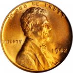 1942 Lincoln Cent. MS-67 RD (PCGS).
