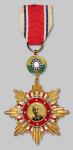 1646民国时期蒋介石像八年抗战胜利纪念铜质勋章一枚
