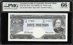 AUSTRALIA. Lot of (3). Reserve Bank of Australia. 10 Shillings, 1 & 5 Pounds, ND (1960-65). P-33a, 3