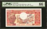 CAMEROON. Banque des Etats de lAfrique Centrale. 500 Francs, ND (1974). P-15b. PMG Gem Uncirculated 