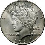 1935 Peace Silver Dollar. MS-64 (NGC).