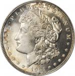 1921 Morgan Silver Dollar. MS-67 (NGC).