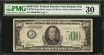 Fr. 2201-Jdgs. 1934 $500 Federal Reserve Note. Kansas City. PMG Very Fine 30.