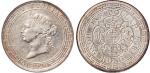 1867年香港壹圆银币一枚，PCGS Genuine，近未使用品