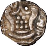 Pyu Kingdom (Srikshatra), silver 1/4 Tanka, Ca.8-9th Century, weight 2.72g, Obverse: altar, Reverse: