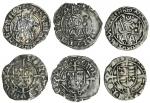 Henry VII (1485-1509), Pennies (3), York under Archbishop Rotherham, Sovereign type IIb, 0.76g, m.m.