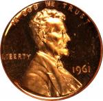 1961 Lincoln Cent. Proof-69 Deep Cameo (PCGS).